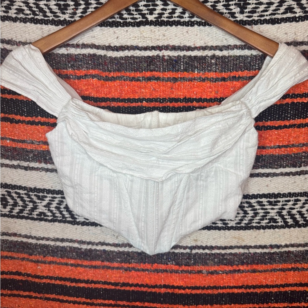 Princess Polly White corset style top